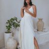 Off White Boho Bridal Dress Beach Wedding Summer