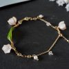 Lily Valley Flower Bracelet Original Handmade Copper Wire